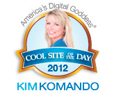 Kim Komdando site of the day award